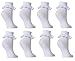 Produktbild Babysocken, für Mädchen, Spitzensaum mit Rüschen, Weiß, 6 Paar Gr. Baby, weiß