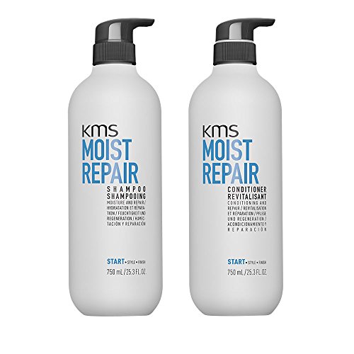 KMS Moist repair Shampoo & Conditioner For Dry Hair Types 750ml