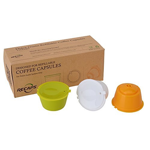 3 cups/pack Refillable Dolce Gusto Coffee Capsule Refilling more than100 times Reusable dolce gusto coffee capsule by Recaps 3 cups/pack Refillable Dolce Gusto Coffee Capsule Refilling more than100 times Reusable dolce gusto coffee capsule by Recaps