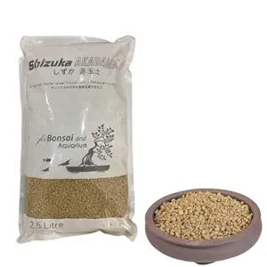 PetzLifeworld Shizuka Akadama Japan Soil for Bonsai, Succulant and Aquarium 2.5 L (Small 2~5 MM)