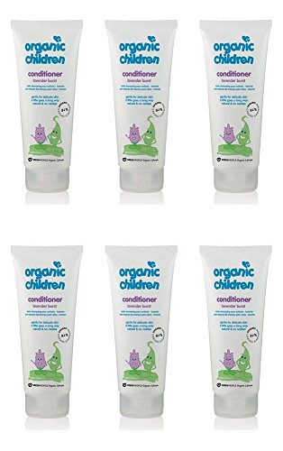 (6 PACK) - Green/Ppl Childrens Lavender Conditioner - Organic | 200ml | 6 PACK - SUPER SAVER - SAVE MONEY