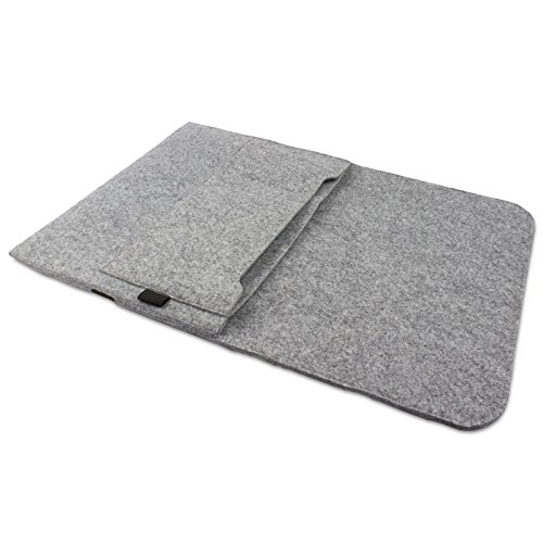 eFabrik Funda de Fieltro para DELL XPS 13 para portátil (13,3 Pulgadas), Color Gris