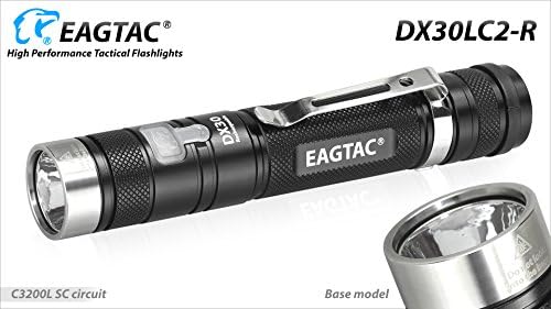 EagTac dx30lc2-r Base NW xplhi Neutral White 1160 Lumens 288 metres battery