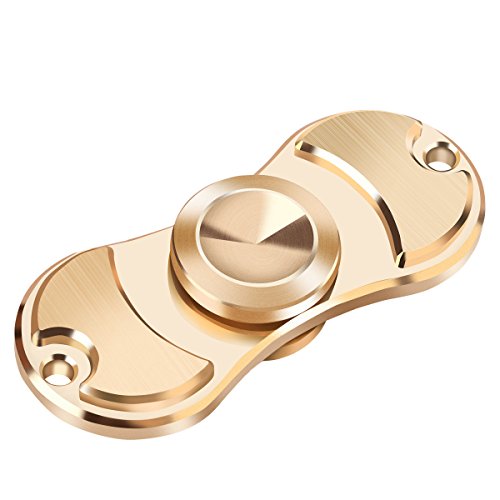 Hand Spinner, Anskp Brass Metal EDC Spinner Focus Toy - High Speed Metal Bearing 1-3 Minute Spins Finger Spinner For Stress, Anxiety, ADHD, Reducer and Boredom -Gold Hand Spinner, Anskp Brass Metal EDC Spinner Focus Toy - High Speed Metal Bearing 1-3 Minute Spins Finger Spinner For Stress, Anxiety, ADHD, Reducer and Boredom -Gold