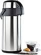 Andrew James 5 Litre Stainless Steel Pump Action Airpot Flask