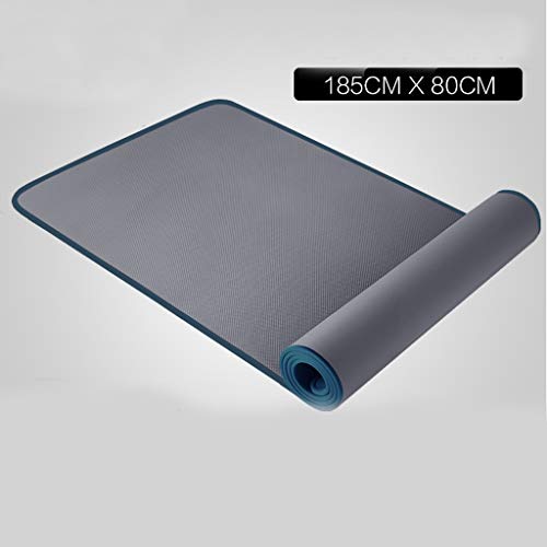 Preisvergleich Produktbild SHWSM Yoga Matte Rutschfeste weibliche geruchlos Yu JIA pad anfänger Yu Kaffee pad Hause mat springseil Matte jiajia mat Fitness tanzmatte Yogamatte (Farbe : Gray, größe : 10mm)