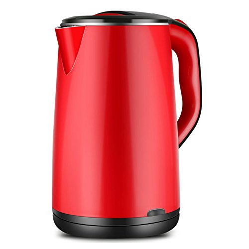 DYY Bouilloire lectrique de Bureau  la Maison, Bouilloire lectrique de 1500 Watts, 1.8L, Protection sche d'bullition et arrt Automatique,Rouge,1.8L