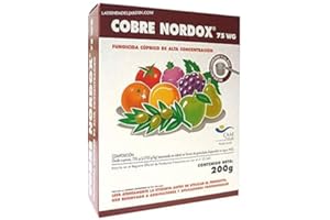 Suinga. PRODUCTO CONTRA HONGOS Y MOHOS PERJUDICIALES PARA LAS PLANTAS. Cobre Nordox de 200 gr, 75% oximo cuproso