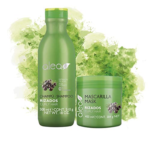 Alea Champu 500ml + Mascarilla 400ml Sin Sulfatos Sin Parabenos (RIZADO)