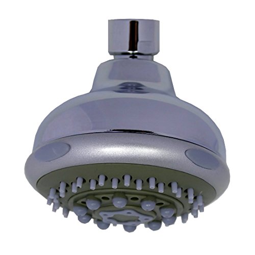 Design Duschkopf/Brause/Brausekopf/Kopfbrause/schwenkbar/mit Antikalk – Düsen/aus ABS/hochwertig verchromt / 1/2 Zoll Anschluss/Dusche/Qualitätsprodukt/Gewerbe geeignet/Kopfdusche