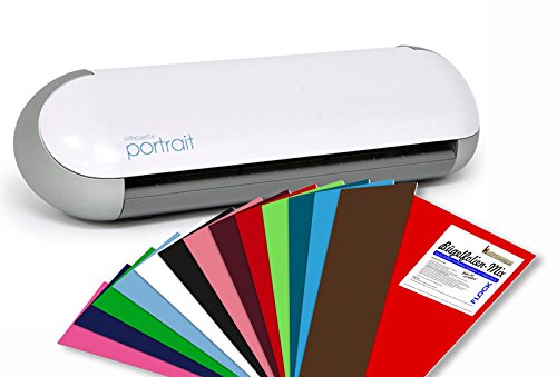 Preisvergleich Produktbild Silhouette PORTRAIT Bunte Mischung FLOCK Bügelfolien BUNDLE