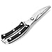 Produktbild Küche Schere – Heavy Duty Edelstahl Spring Loaded Scheren – SHARP Sägeblatt Sicherheit RX100 Rost Telefongespräch bequemer handle- Toll für Geflügel, Fisch, Huhn, Rindfleisch, Best Küche Scheren