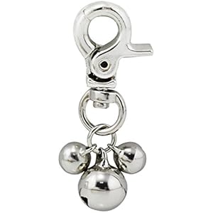 Alohha Glocken-Anhänger für Hunde, Zubehör für Haustier-Halsband Hund Katze, 2Stück