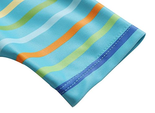 CharmLeaks Baby – Einteiler Badeanzug für Säugling Kinder mit Streifen UV-Schutz 50+ Von 3 Monate Bis 3 Jahre Alt - 5