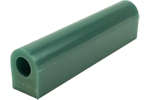 Tiardey Tubo de Cera para Tallado, Molde para Anillos Tubo de Cera para Tallado con Orificio Central, Molde para Tallado, Tubo Grande de Lado Plano para fundición, Accesorios para Tallado T250