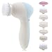 PIXNOR P2016 Portable 7-in-1 Electric Beauty Care Massager Facial Massager Cleaner (Light Blue)