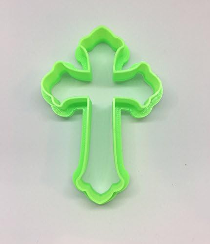 Cross - Cookie Cutter Cake Church Biscuit Decoration Cupcake Fondant Play Dough Plastic @ Pro Cut Graphics (Small 2.5 Inch / W65mm - 20D)