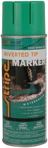 Seymour16-655 Stripe Water Base Inverted Tip Marker, Safety Green by Seymour Paint
