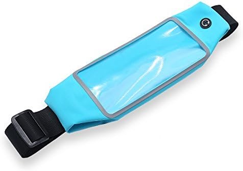 KEYWANTS Running Belt, Waterproof Reflective Waist Pack for iPhone Samsung up to 5.7 Inch Screen