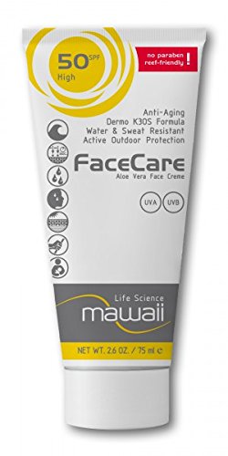 mawaii - FaceCare SPF 50, Anti-Aging Outdoor Sport Sonnenschutz, 75ml