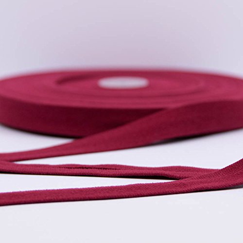 Baumwolljersey Schrägband dunkelrot -Preis gilt für 1 Meter-