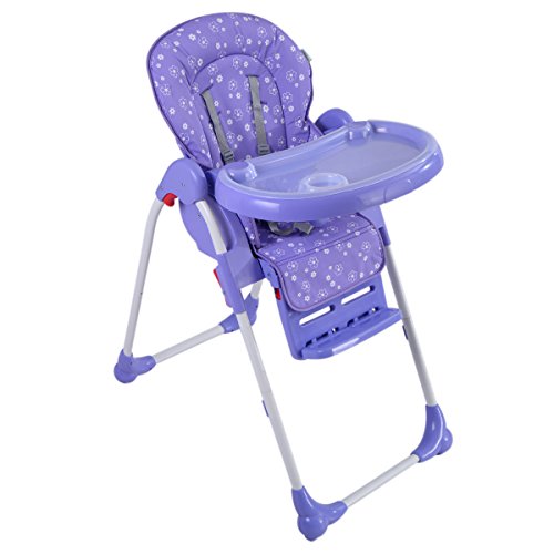 Goplus Kinderhochstuhl Treppenhochstuhl Babyhochstuhl Babystuhl Kinderstuhl verstellbar klappbar- diverse Farben