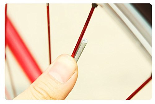 COM-FOUR® Speichen-Reflektoren für das Fahrrad Silber-Optik - 6