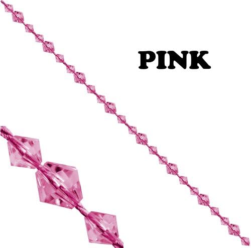 Jones Interiors Beaded Gem Tieback Teal Sold Individually (Pink)