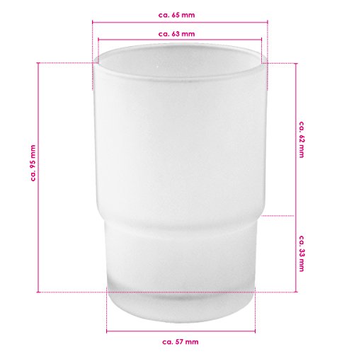 bremermann® Ersatzglas Becherhalter für PIAZZA & LUCENTE