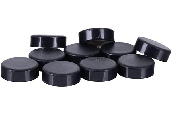 Q-Connect 936222 Aimant Recouvert Plastique Rigide 20mm Plastique Noir