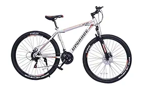 UPGRADE Cycle Weapon 700 with Disc Brake, Front Suspension and 21 Speed Shimano Gear, Ideal for: Adults I Frame Size: 17