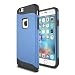 Produktbild iPhone 6 und 6S Hülle, Apple iPhone 6 und 6S Stoßfeste Schutzhülle Case Tasche [Infinity Series] Schützende Hardcase - Blau