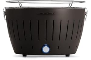 LotusGrill - Anthracite Grey - The Smokeless Charcoal Grill | Table Grill in Summer Colours Reddot Design Award 2013 Winner