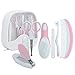 Produktbild KYG 7tlg Babypflege Set Pflegeartikel mit Aufbewahrungstasche Pink