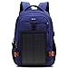 Produktbild WRMING Solar Aufladung Rucksack Multifunktions Outdoor Camping Tasche Solar Panel Abnehmbar Atmungsaktiv Casual Rucksack Laptop-Tasche Schule Schultasche für College Reisen Rucksack,Blue
