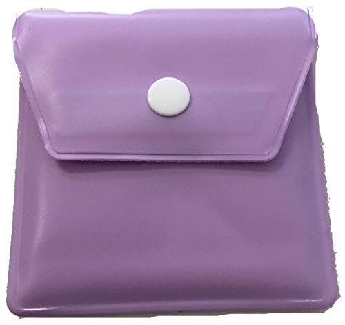 DOBO® Posacenere porta cicche tascabile porta mozziconi lavabile morbido con interno ignifugo porta cenere per sigarette (Viola)