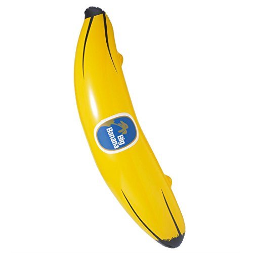 Aufblasbare Deko Riesen Banane Riesenbanane aufblasbar Dekoration Sommer Beach Partydeko