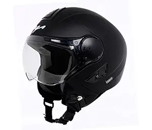 Vega Women's Verve Open Face Helmet (Dull Black, Medium)