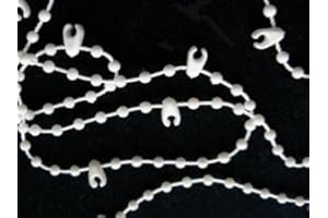 EveryHome 20 Meter 200 clips Vertical Blind Bottom Chain for 3.5 Inch/ 89mm Slats