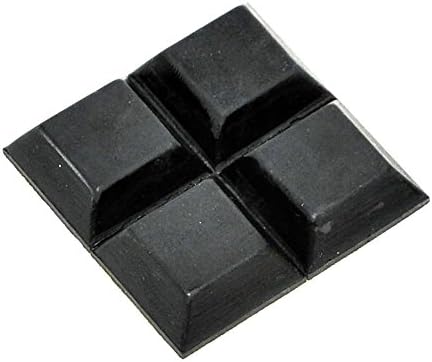 Rocket Radio Rubber Feet Adhesive for Chopping Board (4 pack) 20x20x8mm