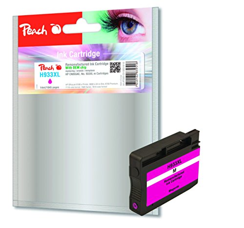 Preisvergleich Produktbild Peach Tintenpatrone magenta HC kompatibel zu HP No. 933XL, CN055AE