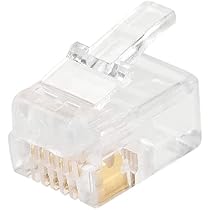 Coupleur De Téléphone, 2Pack Rj11 6P4C Coupleurs En Ligne,Coupleur De