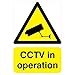 Price comparison product image CCTV In Operation Sign