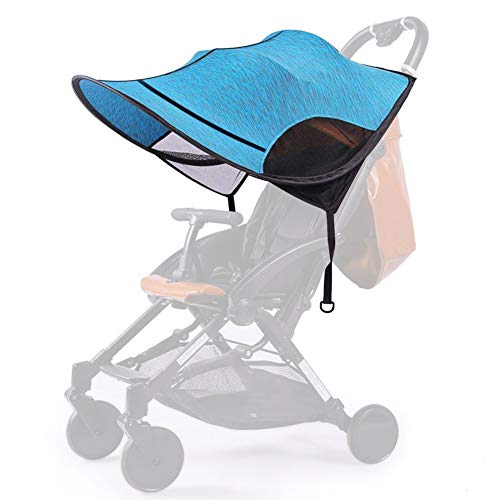 Parasol para Cochecito Bebe Universal, NUEVA VERSIÓN Sombrilla Carrito Bebe, Protección UV para Sillas de Paseo