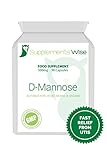 D-Mannose Capsules | 500mg x 90 (1500mg Per Recommended Serving) | Urinary Tract Infections (UTI) And Cystitis Treatment And Prevention | Relief And Support For Bladder Problems