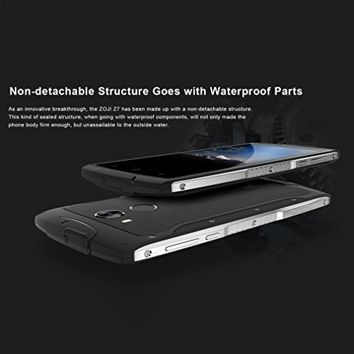 Telefonia Mobile Smartphone in offerte, HOMTOM ZOJI-Z7 5.0 inch 1280 x 720 Pixels HD Schermo Dual SIM Quad Core IP68 Android 6.0 Smartphone con Sensore Fingerprint, 2MP/8MP, 2GB RAM 16GB ROM, 3000mAh