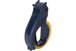 TENDO° Tendo SJ-25M Smart Tape Dispenser, Easy Cut Sello Tape Gun for Packing with Patented 10° Tilted Chromium Blade, for 20-25mm Tapes (Includes 25mm Tape)