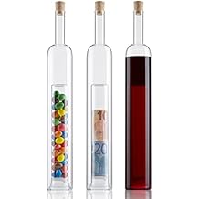 Geldgeschenk flasche mit hohlraum