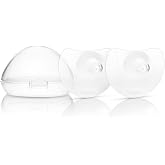 Lansinoh Silicone Breast Feeding Nipples with Case, 24MM/2PCS Protect Nipple From Cracks With These Contact Nipple Pads, Whit
