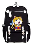 Material principal: lienzo. Cosstars YO-Kai Watch PuniPuni Juego Mochila Escolar Estudiantes Mochila para Portátil Backpack Bolsa Casual -5